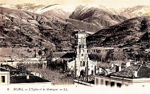 Blida - L'Eglise et la Montagne